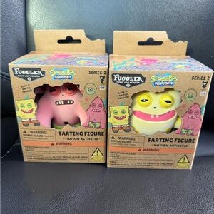 Spongebob Squarepants & Patrick Farting Fuggler Series 2 Sensor-Activated Figure
